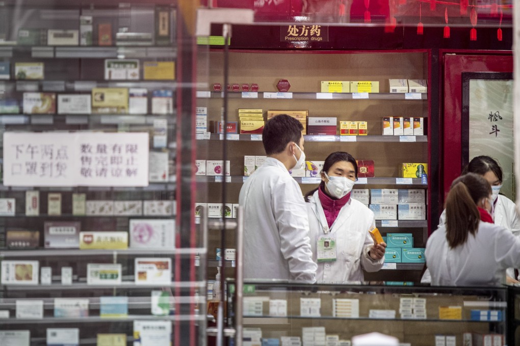 Students visited pharmacies in China, like this one in Shanghai, to check on their antibiotic sales policies. Photo: Getty Images