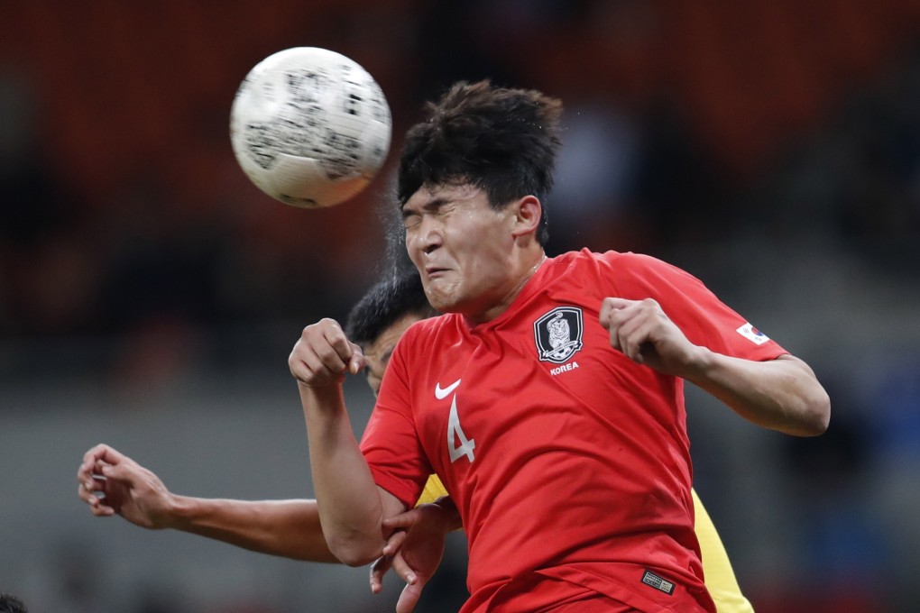 Beijing Guoan defender Kim Min-jae in action for South Korea against China in 2019. Photo: EPA