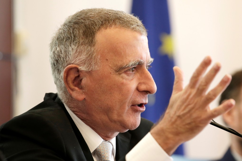 The article was co-signed EU Ambassador to China Nicolas Chapuis and the 27 member states’ counterparts in Beijing. Photo: Reuters