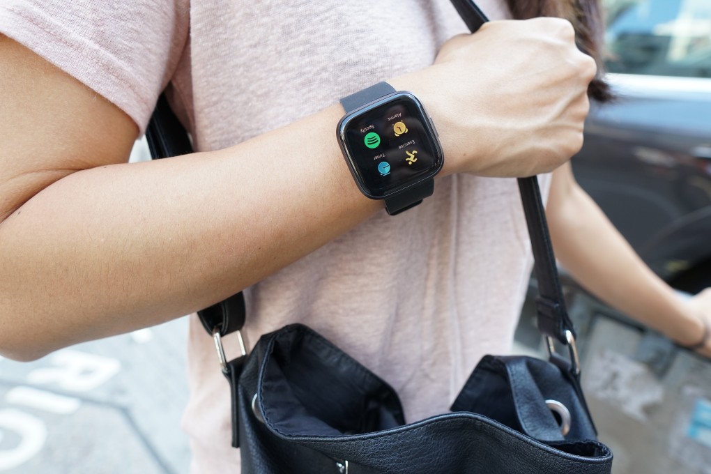 Hardware to detect irregular heartbeats is present on Fitbit devices such as the Versa 2 (pictured), but currently not available to consumers. Photo: Ben Sin