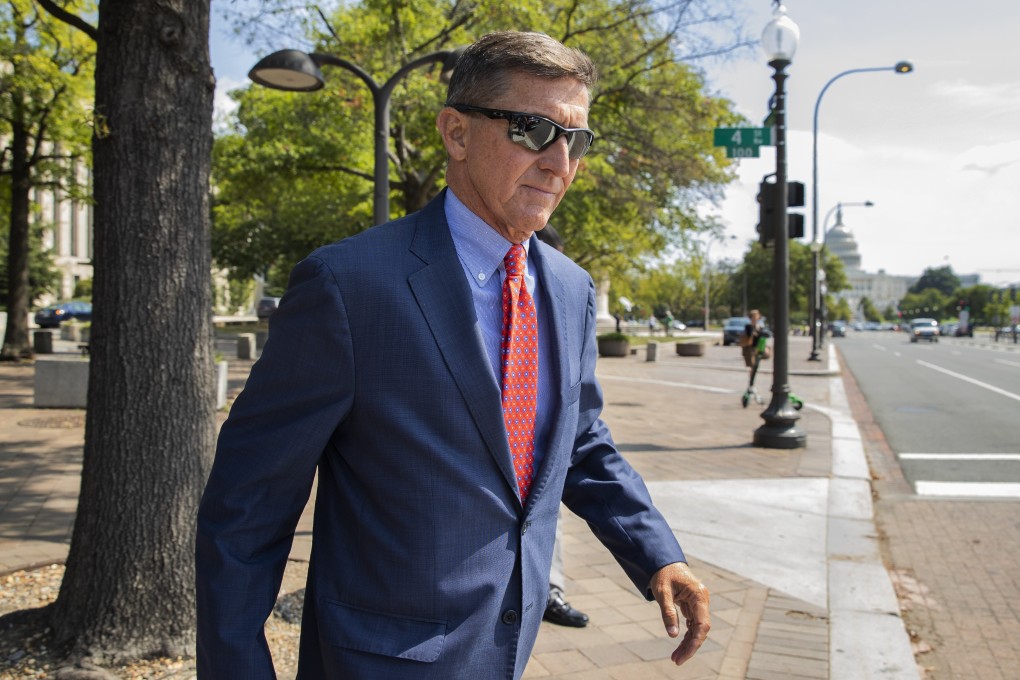 Former US national security adviser Michael Flynn leaves federal court in Washington in September. Photo: AP