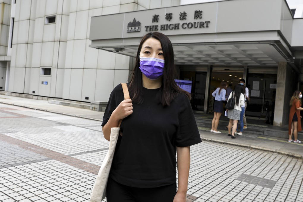 Lau Siu-lai at High Court in Admiralty on Thursday. Photo: May Tse