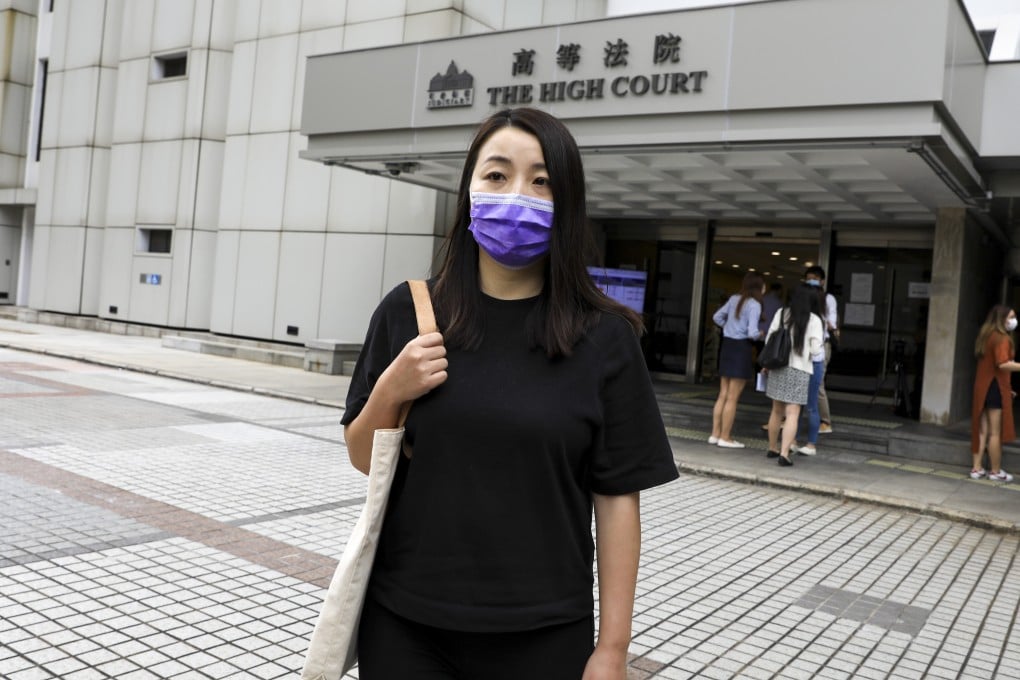 Lau Siu-lai at High Court in Admiralty on Thursday. Photo: May Tse