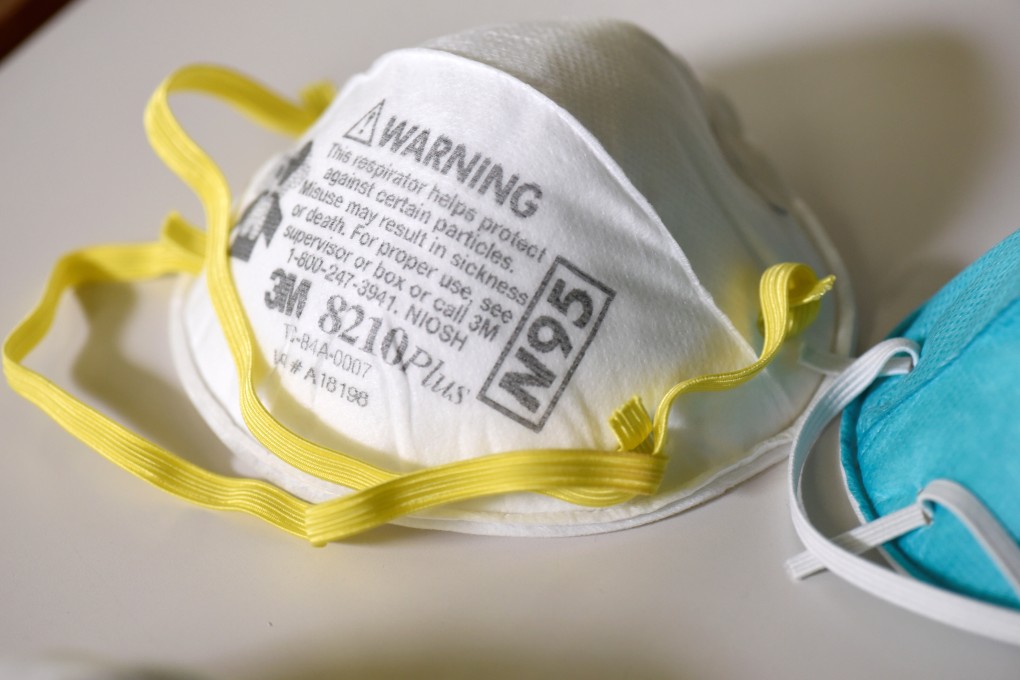 N95 masks at a 3M laboratory. 3M retains the right to export Chinese-made “filtering facepiece respirators” to the US. Photo: Reuters