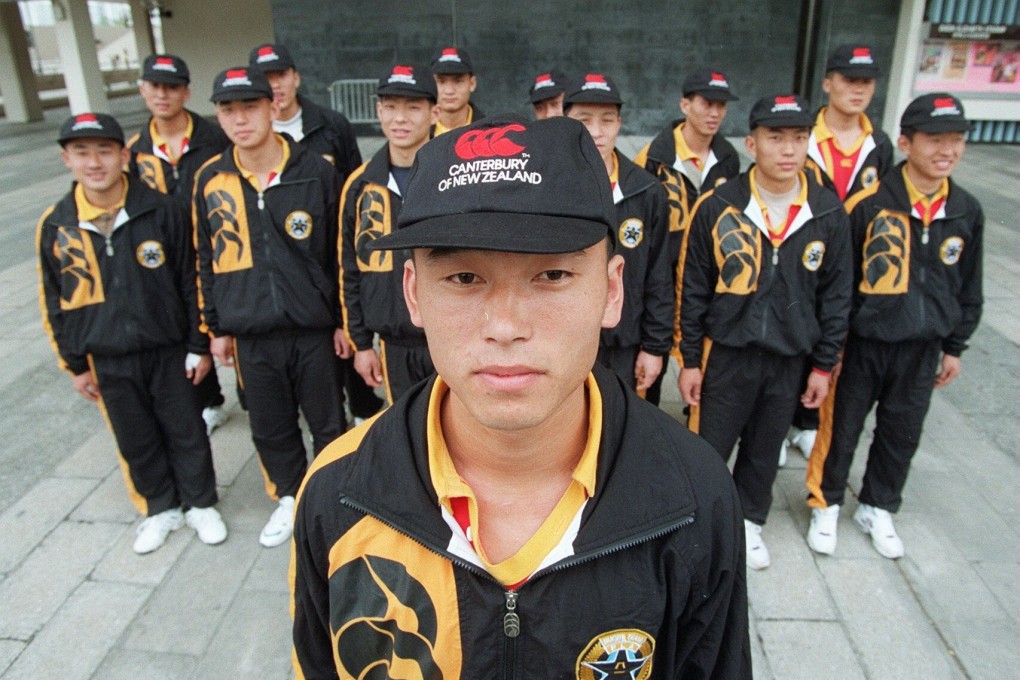 China’s People’s Liberation Army team arrive in Hong Kong to compete in the 1996 Hong Kong Football Club Tens tournament. Photo: SCMP