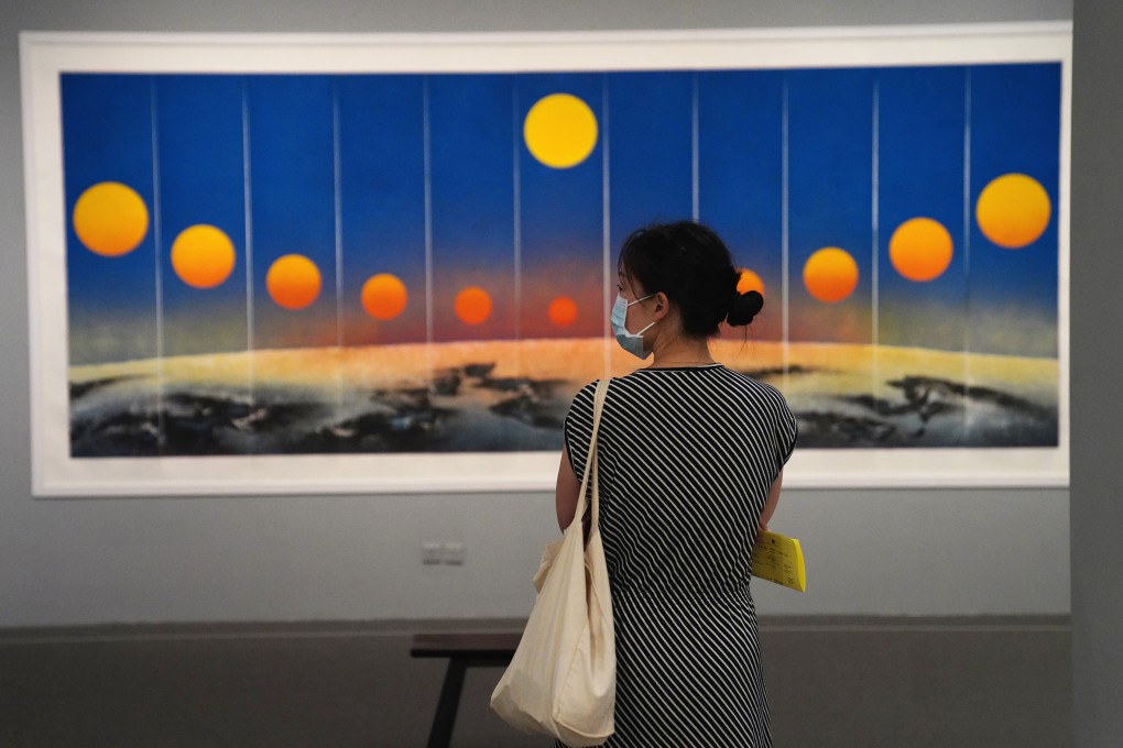 A woman visits the Hong Kong Museum of Art in Tsim Sha Tsui on May 6 after the government allowed some leisure venues to reopen. Photo: Sam Tsang
