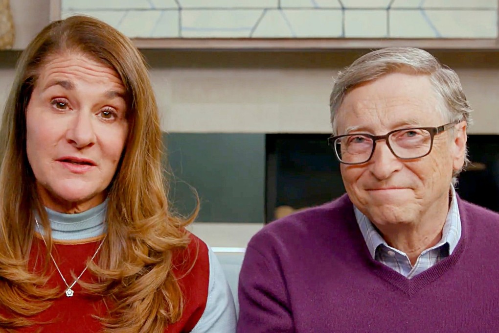 Melinda Gates and her husband Bill Gates speak during the Global Citizen “One World: Together At Home” event on April 18. She gave the Trump administration a low score for the way it has handled the coronavirus pandemic. Photo: AFP