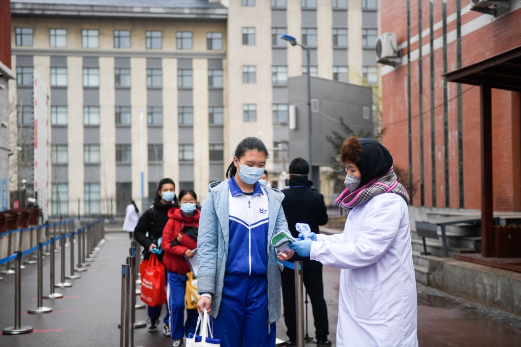 School children in Changchun, the provincial capital, have been told to stay away from class if they visited Shulan in the last 14 days. Photo: Xinhua