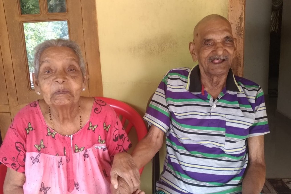 Abraham Thomas, 93, and his wife, Mariyamma, 88. Photo: Handout