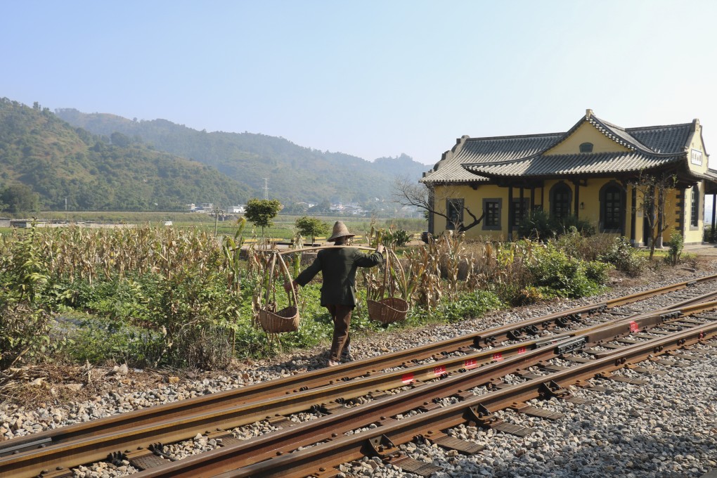 Railway tracks in Tuanshan, in Yunnan province, in China. Photo: Thomas Bird
