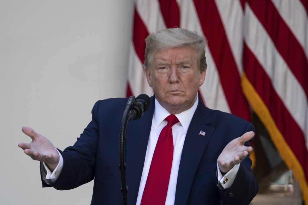 US President Donald Trump pictured at the White House. Photo: AP