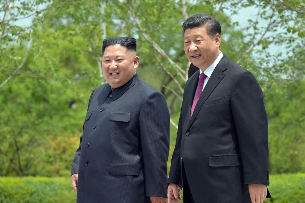 Xi Jinping pictured with Kim Jong-un during the Chinese leader’s visit to Pyongyang last year. Photo: AFP