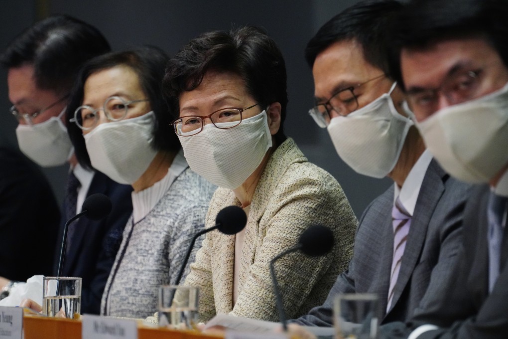 Hong Kong Chief Executive Carrie Lam’s Covid-19 strategy has won her international applause. Photo: Robert Ng