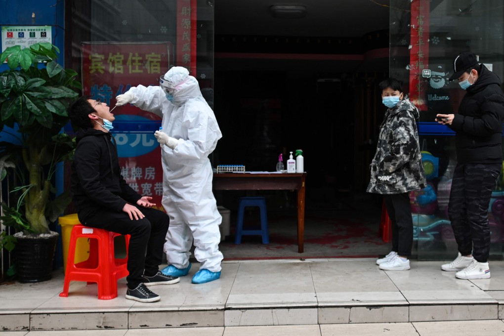 Wuhan on Sunday reported its first coronavirus infection since April 3. Photo: AFP