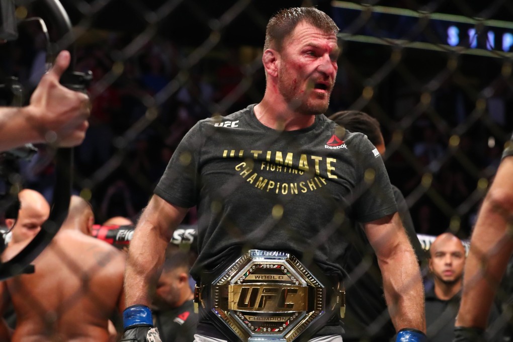 UFC heavyweight champion Stipe Miocic wins against Daniel Cormier at UFC 241 in 2019. Photo: Getty Images/AFP