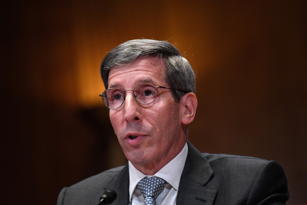 US Federal Trade Commission (FTC) chairman Joseph Simons testifies at a Senate Appropriations Subcommittee hearing on May 7, 2019. File photo: Reuters