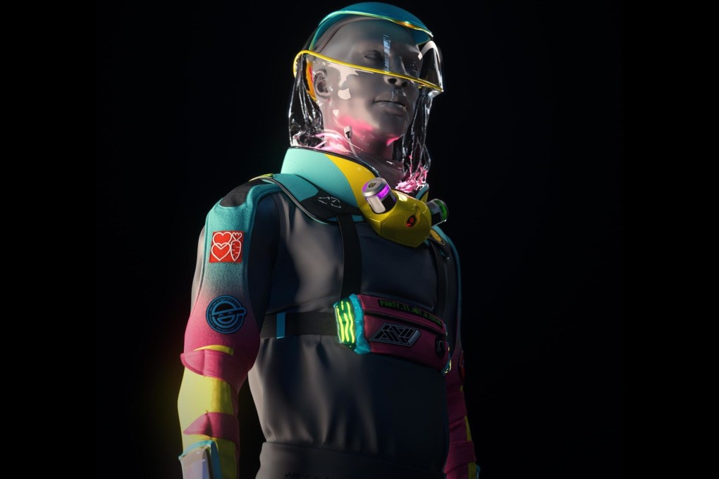 Created by design studio Production Club, the Micrashell suit – currently just a concept – allows wearers to safely socialise while out clubbing or at concerts without fear of the coronavirus. Photo: Production Club