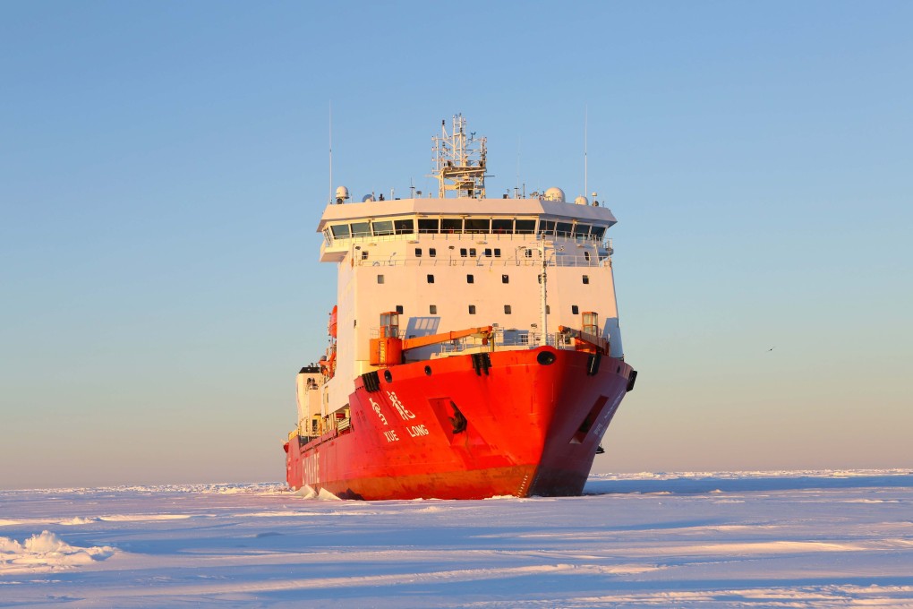 China’s icebreaker Xuelong in November 2016. The US ambassador to Denmark has decried China’s proposal for new Arctic shipping routes, accusing Beijing of building icebreakers, deploying unmanned ice stations and engaging in “large and sophisticated data collection efforts” to “advance its predatory economic interests and project its authoritarian values”. Photo: Xinhua