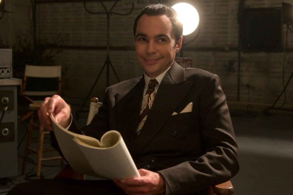 Jim Parsons plays Henry Willson, a creepy and corrupt talent agent, in the new Netflix series Hollywood. Photo: Netflix