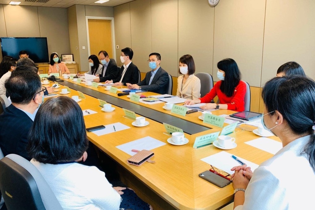 Education officials and school heads meet in Hong Kong on Tuesday to discuss issues related to cross-border students. Photo: Handout