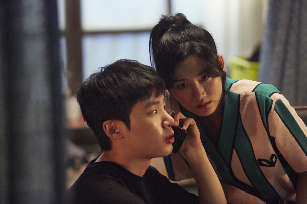 Kim Dong-hee (left) and Park Ju-hyun in Extracurricular, now showing on Netflix. Photo: Handout