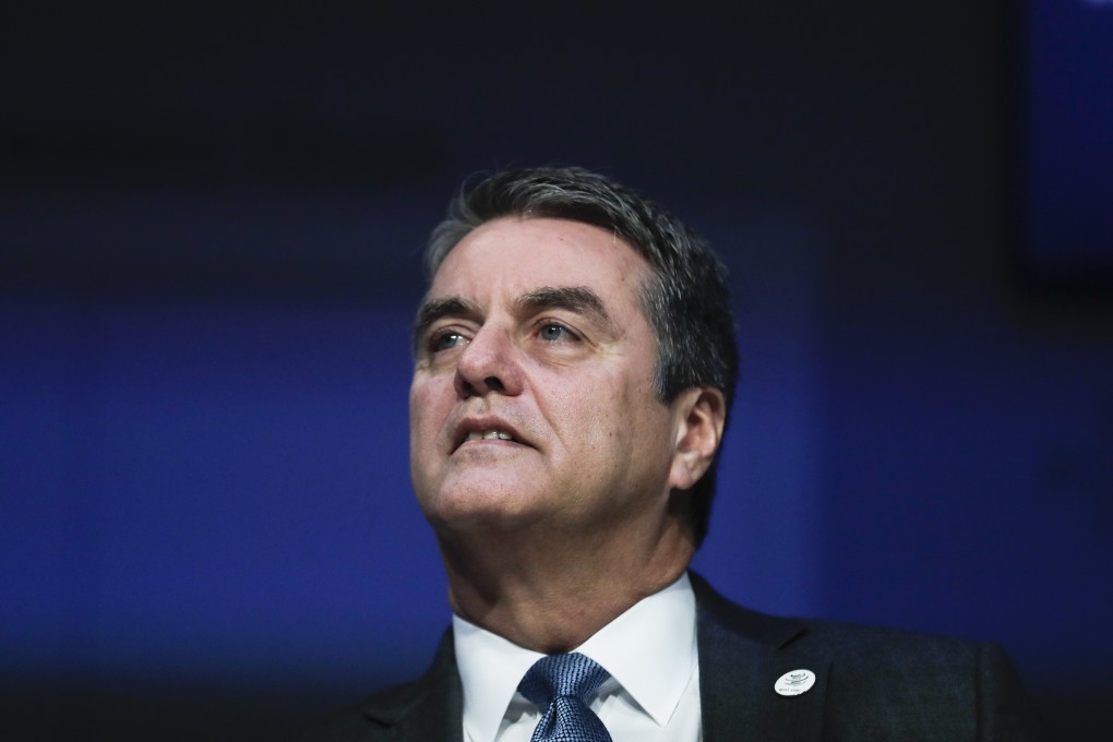 WTO Director General Roberto Azevedo attends a session at annual meeting of the World Economic Forum in Davos, Switzerland in January 2019. Photo: AP