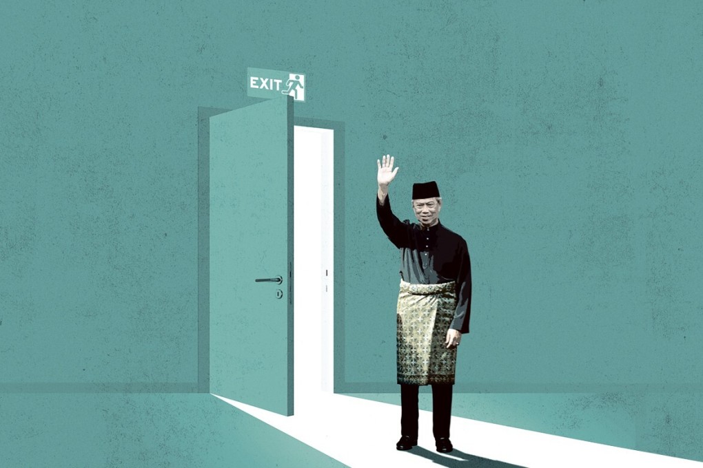Muhyiddin: coming or going? Illustration: Huy Truong