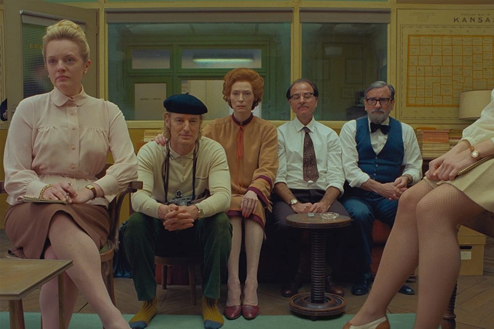 (From left) Elisabeth Moss, Owen Wilson, Tilda Swinton, Fisher Stevens and Griffin Dunne in a scene from director Wes Anderson’s The French Dispatch, which had been selected to show at this year’s Cannes Film Festival in France.
