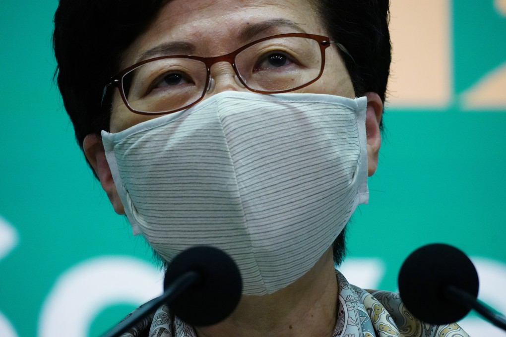 Chief Executive Carrie Lam Cheng Yuet-ngor has reportedly echoed criticism of Hong Kong’s education system by Beijing’s foreign ministry. Photo: Sam Tsang