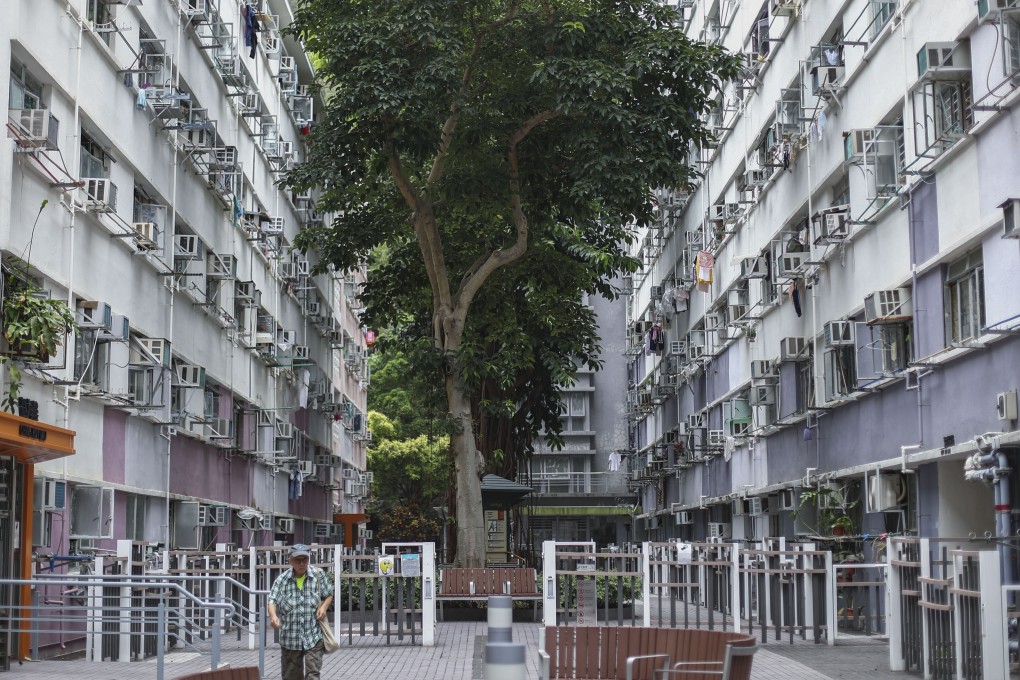 Yue Kwong Chuen in Aberdeen, one of the oldest public housing estates in the city, is about to be redeveloped. Photo: Nora Tam