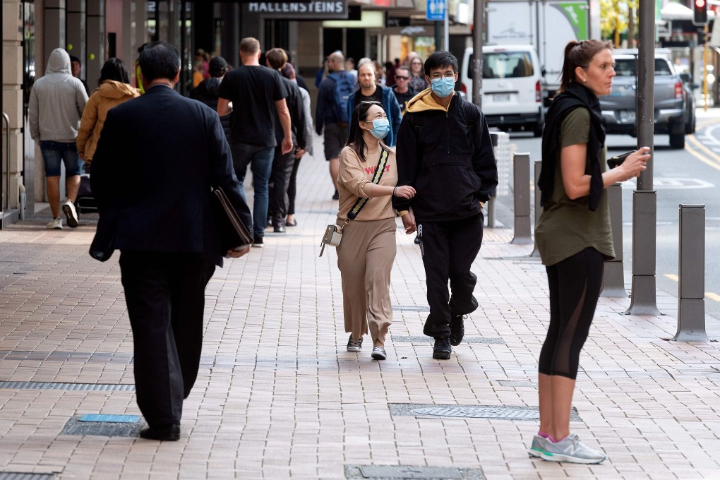 Pedestrians in Wellington, New Zealand. Photo: AFP