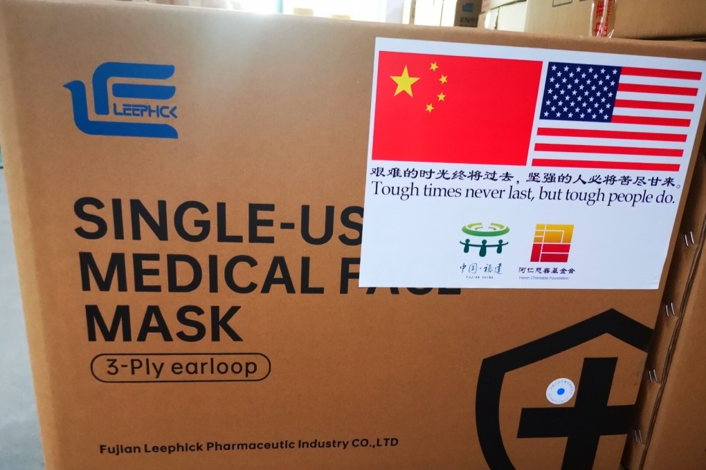 China has been criticised for its so-called mask diplomacy. Photo: Xinhua