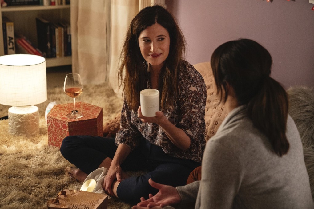 Kathryn Hahn (left) and Casey Wilson in HBO’s Mrs. Fletcher. Hahn can currently be seen alongside Mark Ruffalo in another HBO series I Know This Much is True. Photo: HBO
