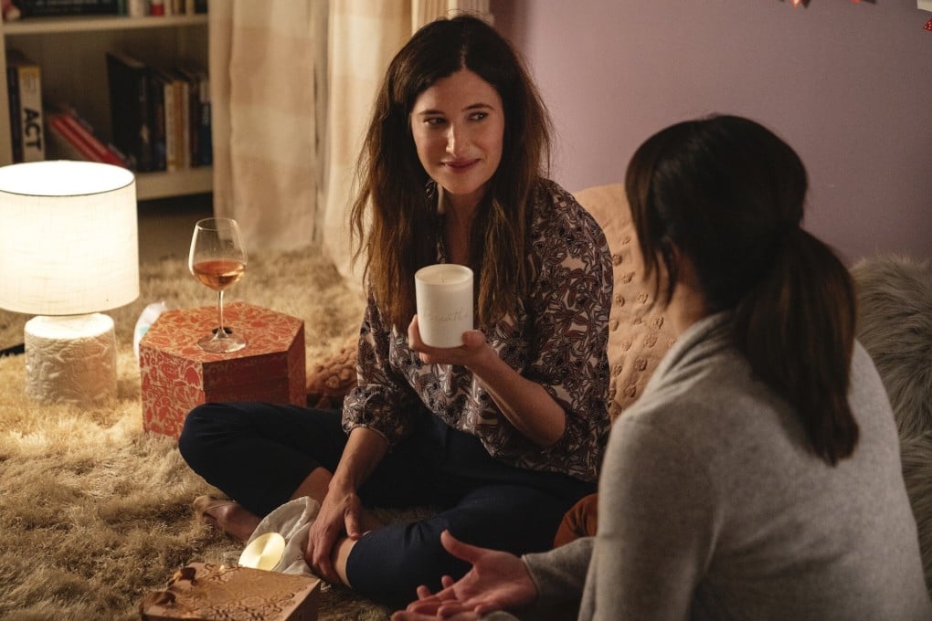 Kathryn Hahn (left) and Casey Wilson in HBO’s Mrs. Fletcher. Hahn can currently be seen alongside Mark Ruffalo in another HBO series I Know This Much is True. Photo: HBO