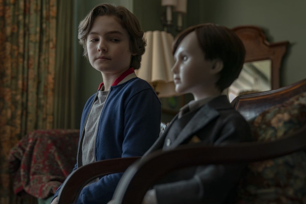 Christopher Convery in a still from Brahms: The Boy II (category IIB), directed by William Brent Bell and co-starring Katie Holmes and Owain Yeoman.