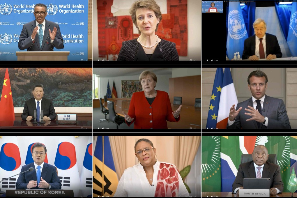 The World Health Assembly is meeting via video link for two days. Photo: AFP