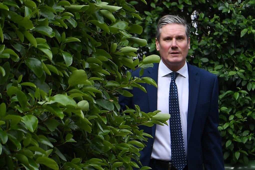 Sir Keir Starmer, Labour Party leader, leaves his home in London. Photo: EPA