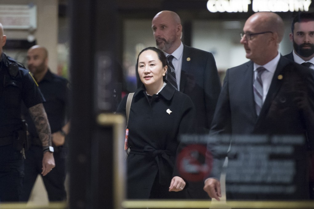Meng Wanzhou, chief financial officer of Huawei Technologies, leaves British Columbia’s Supreme Court in Vancouver on January 23. Photo: The Canadian Press via AP