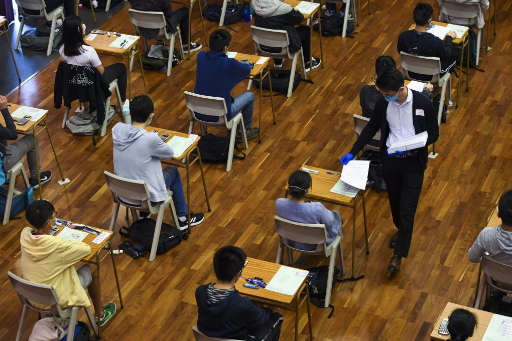 Hong Kong’s Examinations and Assessment Authority is discussing how to respond to a request from the Education Bureau to invalidate a test question. Photo: Handout