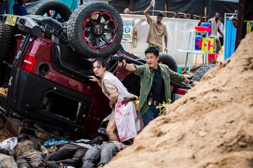 Wu Jing and Celina Jade in Wolf Warrior 2. Beijing should rethink its new style of diplomacy, named after the patriotic blockbuster movies. File photo