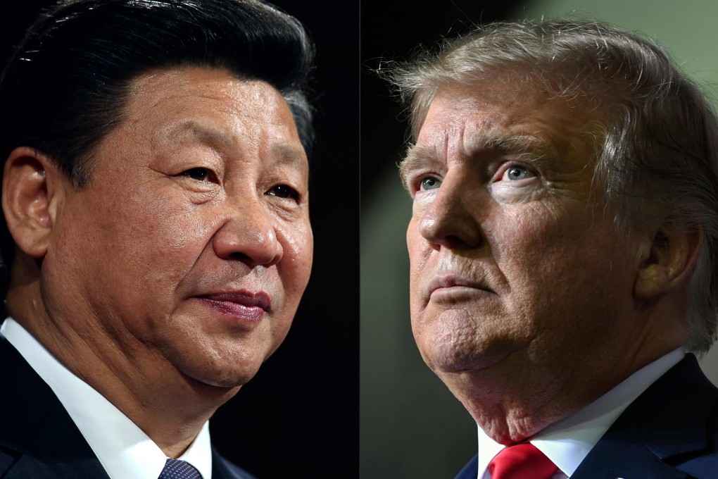 This combination of pictures created on May 14, 2020 shows recent portraits of China's President Xi Jinping (L) and US President Donald Trump. Photos: AFP