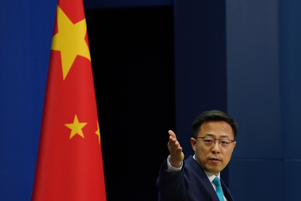 Chinese foreign ministry spokesman Zhao Lijian says China will take action if the US insists on hurting China’s interests. Photo: EPA-EFE