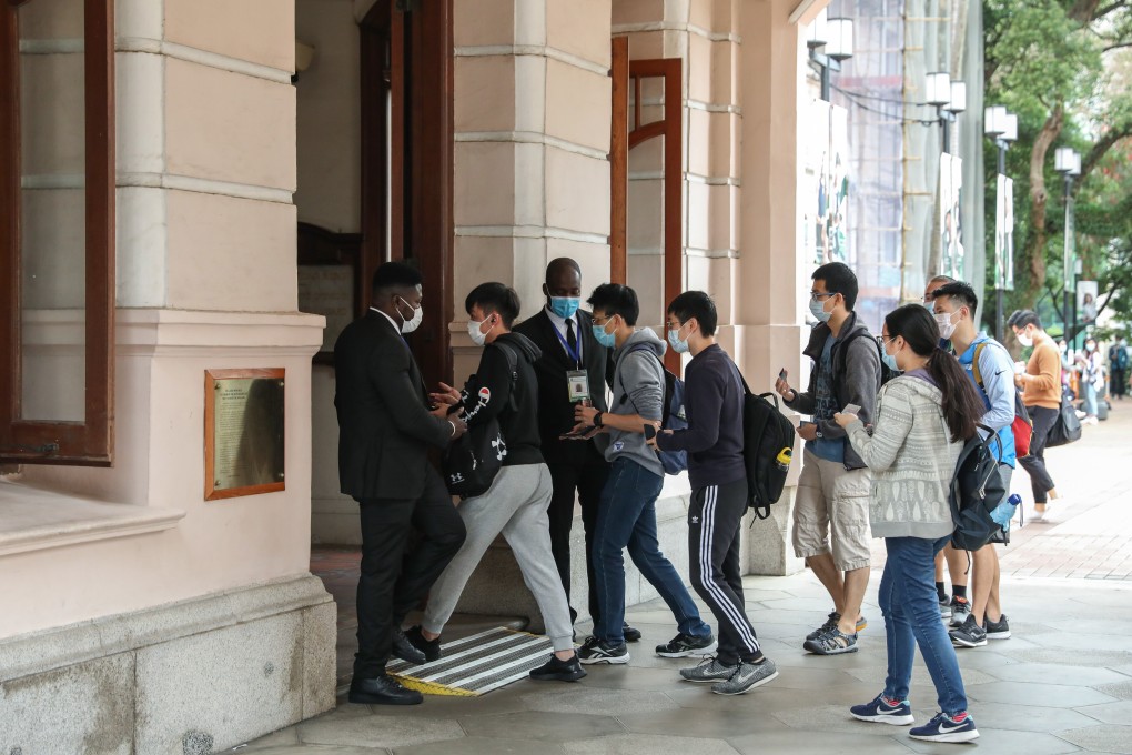 Students at the University of Hong Kong campus in Pok Fu Lam. The updated curriculum for Business, Accounting and Financial Studies in the secondary syllabus will not help prepare students for tertiary education. Photo: Nora Tam