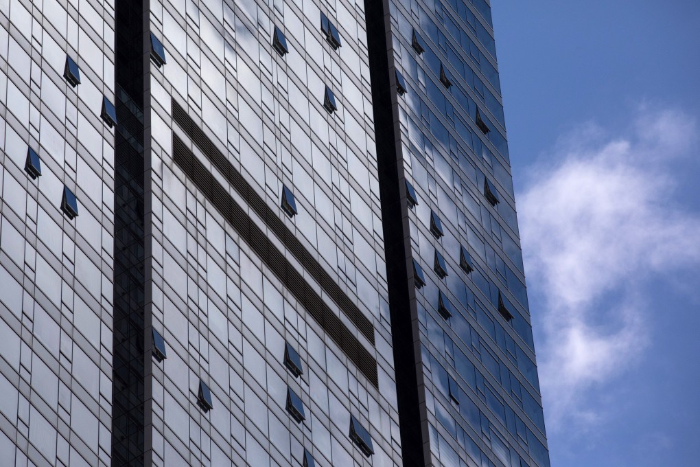 A building in Hong Kong. Demand for office space could fall in the wake of the coronavirus pandemic, with older, lower-specification buildings with high occupancy density most vulnerable. Photo: Bloomberg