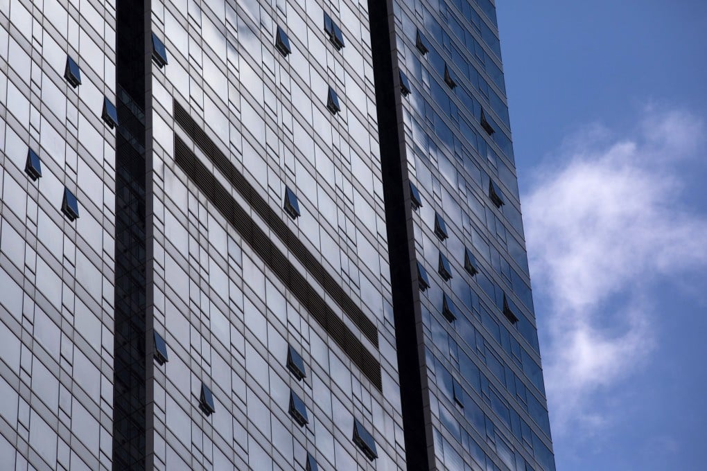 A building in Hong Kong. Demand for office space could fall in the wake of the coronavirus pandemic, with older, lower-specification buildings with high occupancy density most vulnerable. Photo: Bloomberg