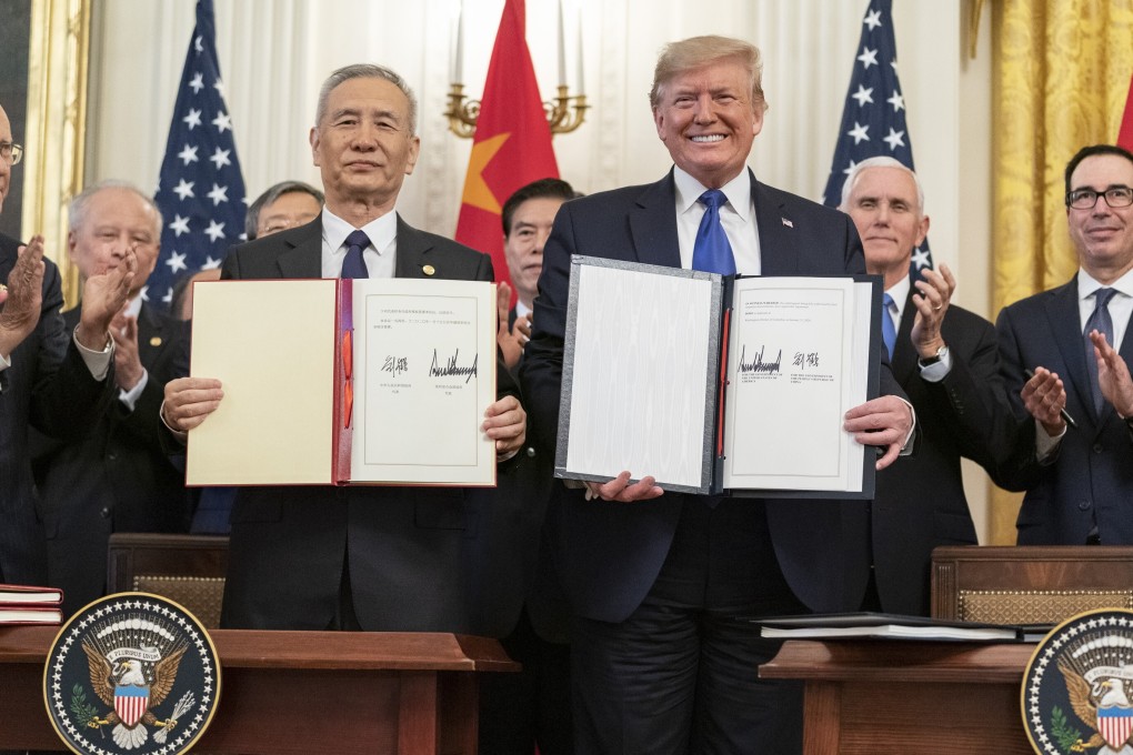 As part of the phase one trade deal signed in January, China agreed to buy an additional US$200 billion of American goods and services over the following two years, including around US$32 billion in agricultural goods. Photo: EPA-EFE