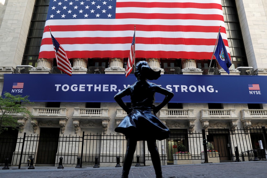 The ‘Fearless Girl’ statue outside the New York Stock Exchange. Photo: Reuters