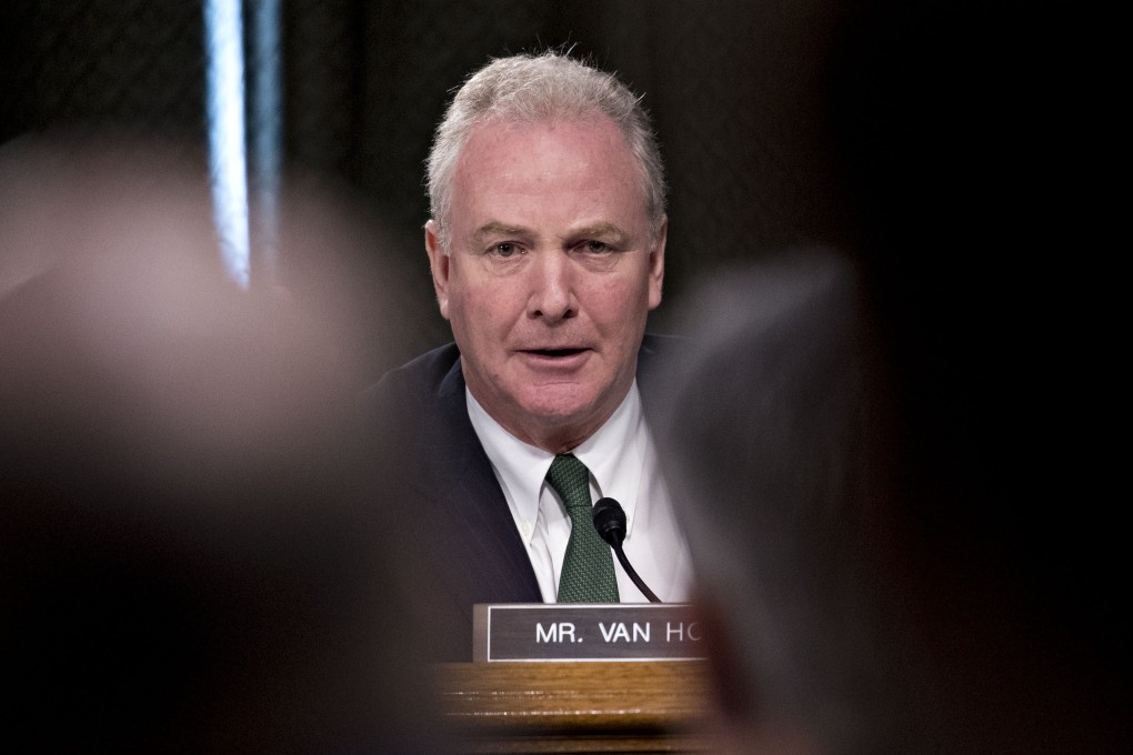 The Hong Kong bill is the work of Democratic senator Chris Van Hollen (pictured) and Republican senator Pat Toomey. Photo: Bloomberg