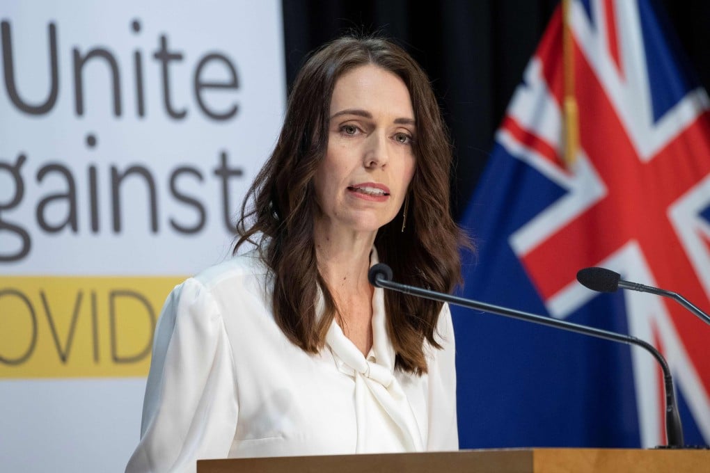 New Zealand PM Jacinda Ardern discusses her government’s efforts to contain the coronavirus outbreak. Photo: AFP