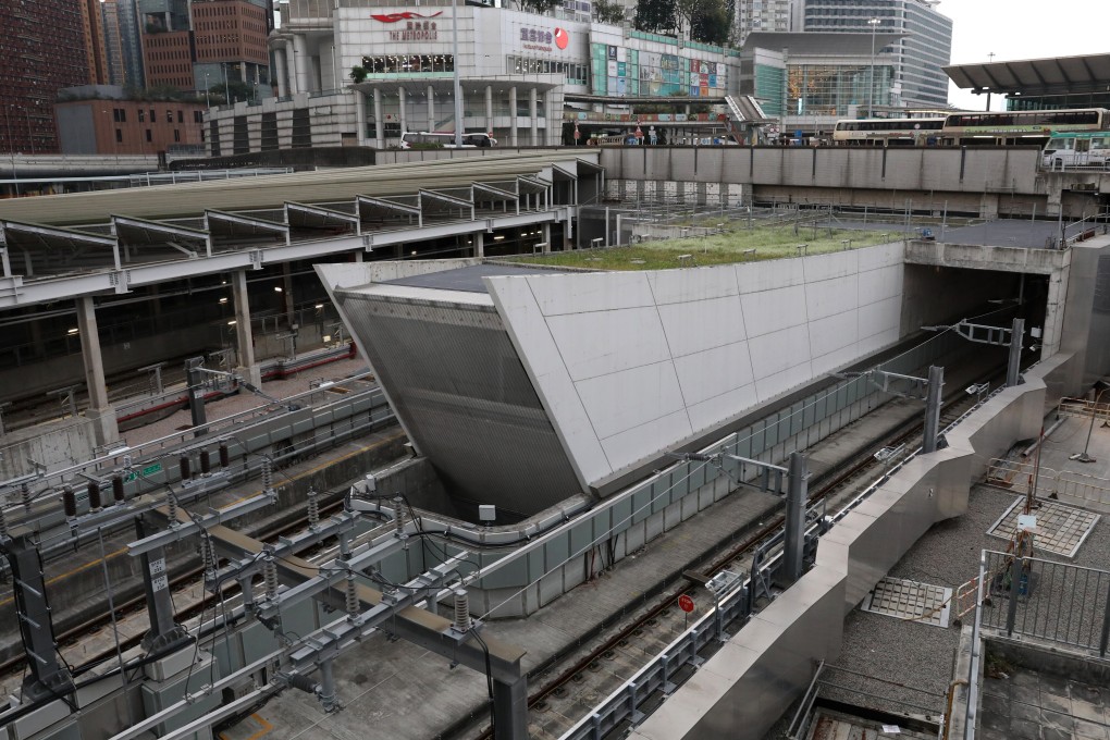 General view of the Sha Tin to Central rail link at Hung Hom MTR station, on May 12. Photo: Nora Tam